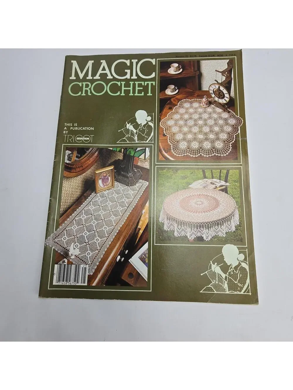 Vintage Lot of 9 Leisure Arts Leaflets Crochet Doilies Rugs Table Toppers